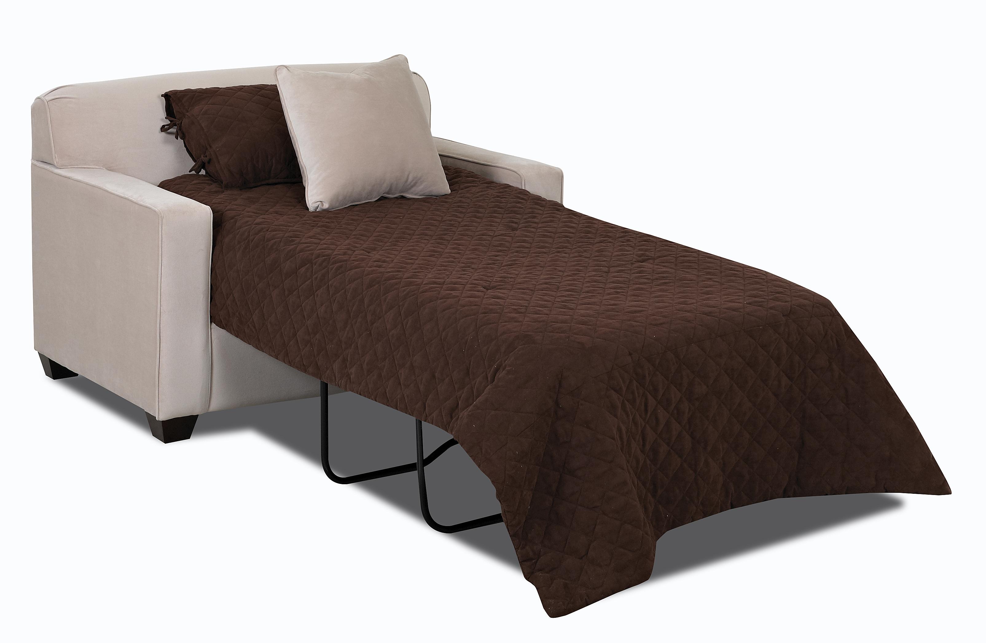 Klaussner Gillis K70800 ICSL Innerspring Chair Sleeper Pilgrim